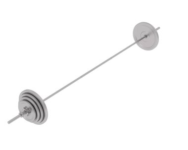 Halter arka planda izole edildi. 3d görüntüleme - illüstrasyon