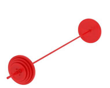 Halter arka planda izole edildi. 3d görüntüleme - illüstrasyon