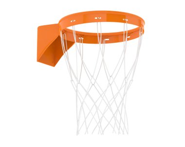 Basketbol potası. 3d resimleme.