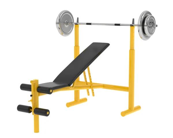 Illustration Gym Bench Workout Sport Equipment — Stock Photo, Image