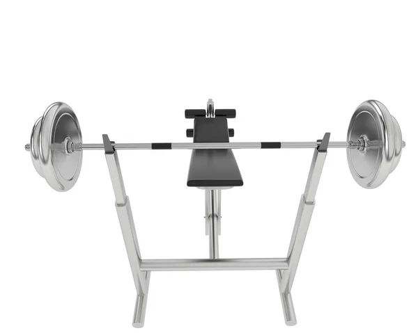 Illustratie Van Gym Bank Workout Sportuitrusting Verstelbare Fitnessbanken — Stockfoto