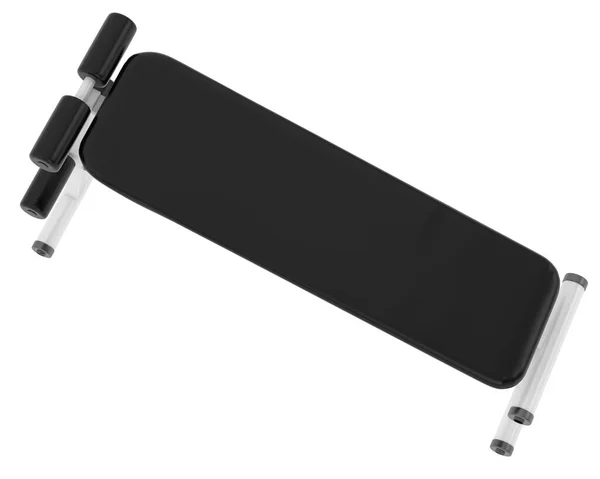 ジムベンチ トレーニングスポーツ機器 調節可能なジムベンチの3Dイラスト — ストック写真