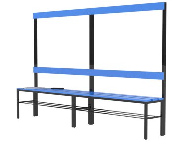 Soyunma odası tezgahı. 3d görüntüleme - illüstrasyon