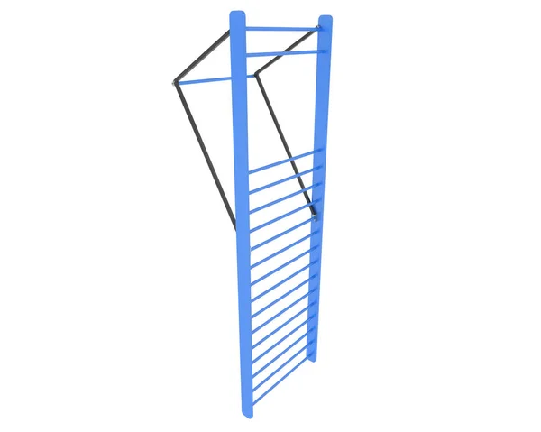 Gymnastika Wall Bars Ladder Vykreslování Ilustrace — Stock fotografie
