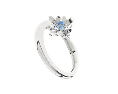 Dekoratif değerli mücevherlerin 3D çizimi