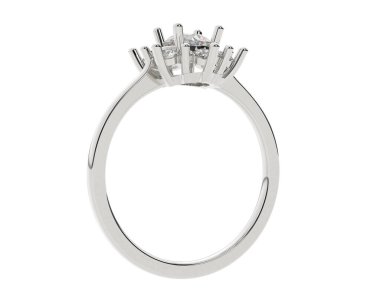 Dekoratif değerli mücevherlerin 3D çizimi