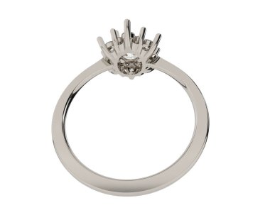 Dekoratif değerli mücevherlerin 3D çizimi