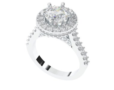 Dekoratif değerli mücevherlerin 3D çizimi