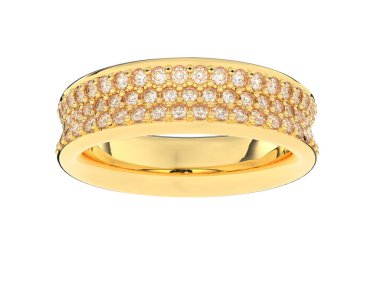 Dekoratif değerli mücevherlerin 3D çizimi