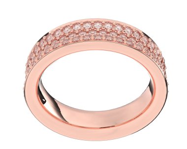 Dekoratif değerli mücevherlerin 3D çizimi