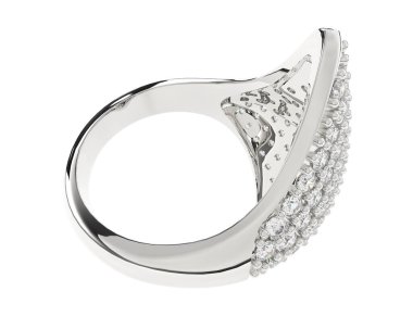 Dekoratif değerli mücevherlerin 3D çizimi