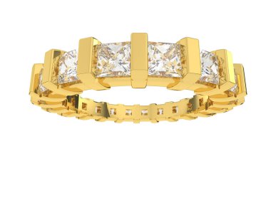 Dekoratif değerli mücevherlerin 3D çizimi