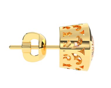 Dekoratif değerli mücevherlerin 3D çizimi