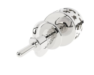 Dekoratif değerli mücevherlerin 3D çizimi