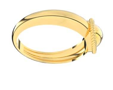 Dekoratif değerli mücevherlerin 3D çizimi