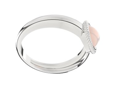 Dekoratif değerli mücevherlerin 3D çizimi