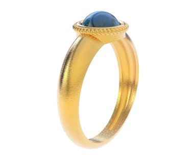 Dekoratif değerli mücevherlerin 3D çizimi