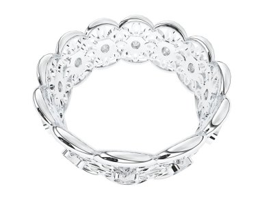 Dekoratif değerli mücevherlerin 3D çizimi