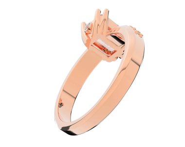 Dekoratif değerli mücevherlerin 3D çizimi