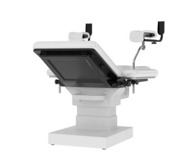 Tıbbi muayene masasını kapatın.