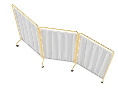 Tıbbi ekran kapağı arka planda izole edildi. 3d görüntüleme - illüstrasyon