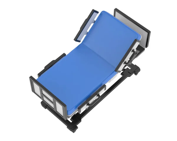 医院病床3D插图图标 — 图库照片