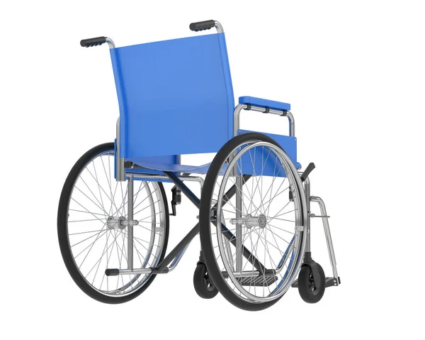 白い背景に車椅子の3Dレンダリング — ストック写真