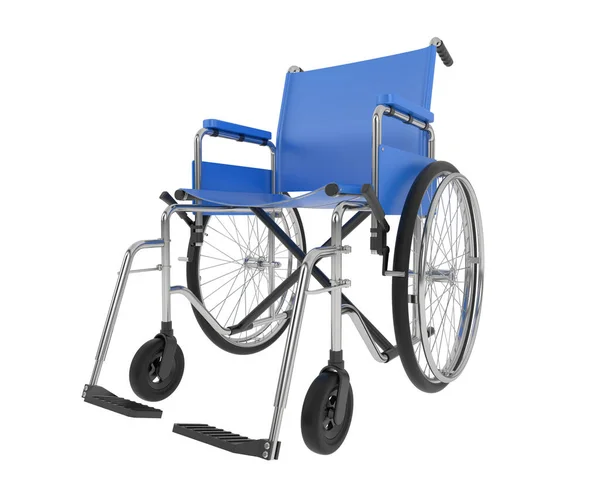 Darstellung Eines Rollstuhls Auf Weißem Hintergrund — Stockfoto