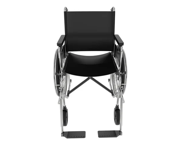 Καθιστούν Αναπηρική Καρέκλα Λευκό Φόντο — Φωτογραφία Αρχείου