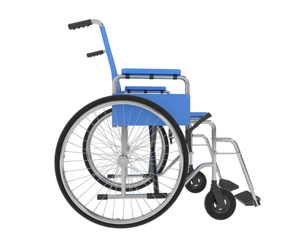 Darstellung Eines Rollstuhls Auf Weißem Hintergrund — Stockfoto