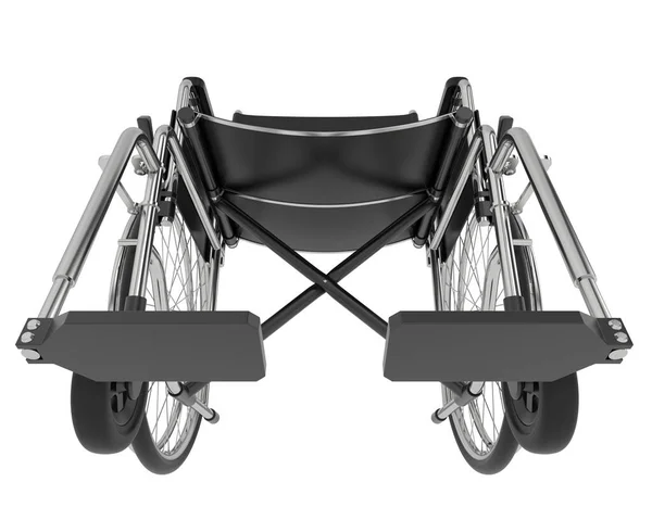 Renderização Uma Cadeira Rodas Sobre Fundo Branco — Fotografia de Stock