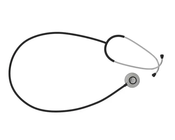 Stetoskop För Medicinska Ändamål Isolerad Vit Bakgrund — Stockfoto