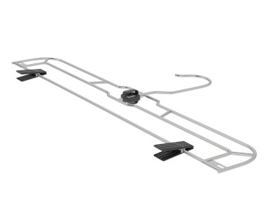 Askı arka planda izole edildi. 3d görüntüleme, illüstrasyon