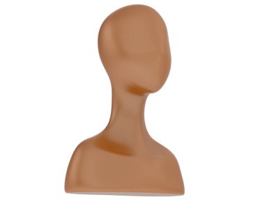 Manken arka planda izole edildi. 3d görüntüleme, illüstrasyon