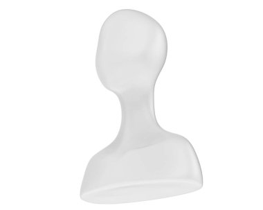 Manken arka planda izole edildi. 3d görüntüleme, illüstrasyon