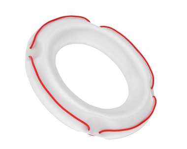 Can yelekleri arka planda izole edilmiş. 3d görüntüleme - illüstrasyon