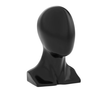 Manken arka planda izole edildi. 3d görüntüleme, illüstrasyon
