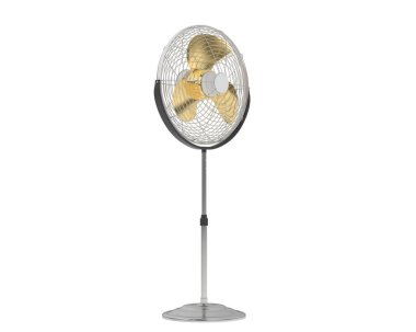 Elektrik Fanı beyaz arkaplanda izole edildi