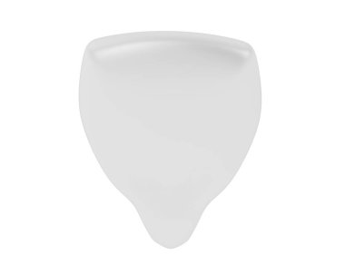 Karikatür dişi arka planda izole edilmiş. 3d görüntüleme, illüstrasyon