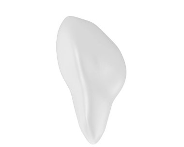 Karikatür dişi arka planda izole edilmiş. 3d görüntüleme, illüstrasyon