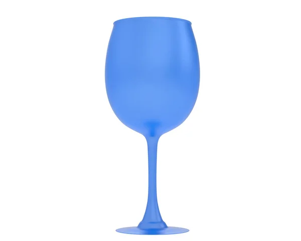 颜色3D渲染了酒杯的图解 — 图库照片