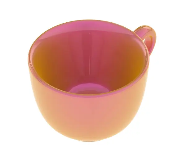 颜色3D渲染了杯子的图解 — 图库照片