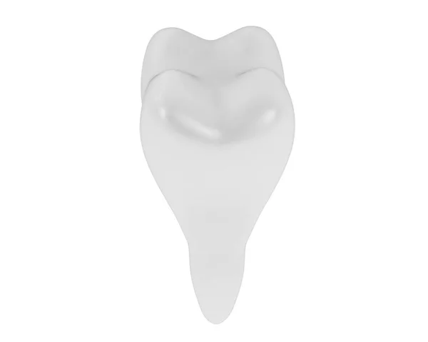 Cartoon Tooth Isolated Background Rendering Illustration — Stock Photo, Image