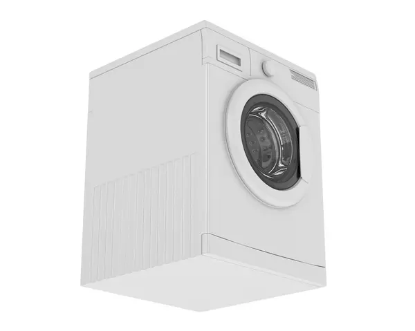 Washing Machine Isolated Background Rendering Illustration — Stock Photo, Image