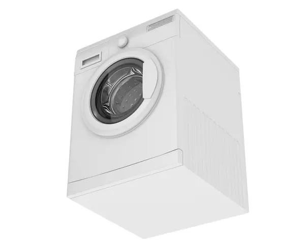 Tvättmaskin Isolerad Bakgrunden Återgivning Illustration — Stockfoto