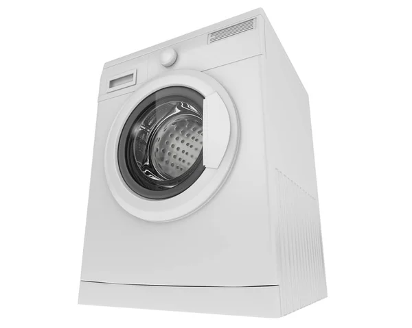 Tvättmaskin Isolerad Bakgrunden Återgivning Illustration — Stockfoto