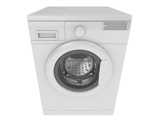 Waschmaschine Isoliert Auf Dem Hintergrund Darstellung Illustration — Stockfoto