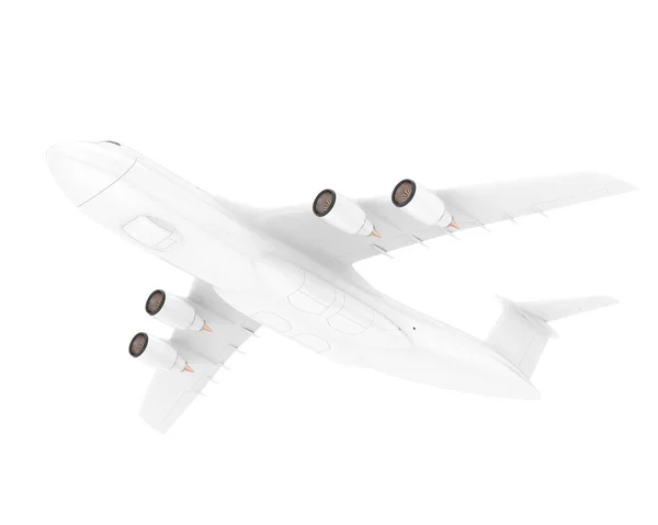 Modell Illusztrációja Repülőgép Galaxis Fehér Alapon — Stock Fotó