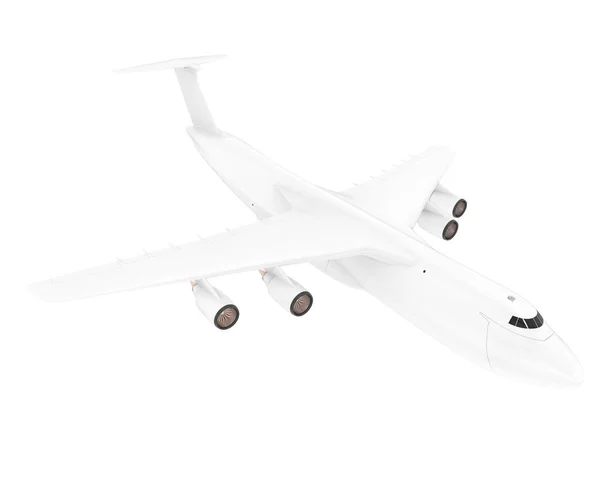 Model Illustration Airplane Galaxy White Background — Stock Photo, Image