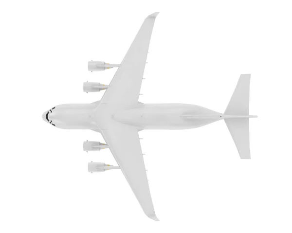 Иллюстрация C17 Большой Военно Транспортный Самолет Изолирован Белом Фоне — стоковое фото